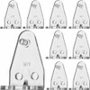 10pcs Clear PC Hold Down Brackets for 1" Mini Blinds