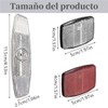 XINYUICEAN Reflectores de Bicicletas, 6 Reflectores de Plástico para Bicicleta