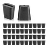 40 Pcs Rubber Feet for Sink Grid,Black Rubber Feet for