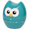 MSC International Joie Hoot Kitchen Timer, 60-Minute Mechanical, Assorted Colors