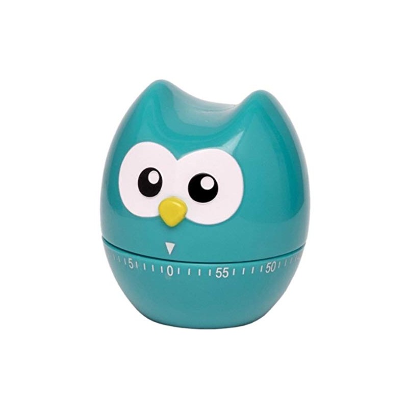 MSC International Joie Hoot Kitchen Timer, 60-Minute Mechanical, Assorted Colors
