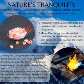 HALUKAKAH I AM LOVED ZenBreathing Necklace 18k Real Gold Plated Chain:Meditation & Anxiety Relief Tool for Relaxation,Stress Reduction,Breathwork Practice,Luxurious Himalaya Salt Added,for Men Women