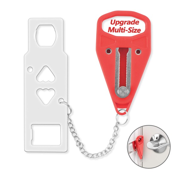 AceMining Portable Door Lock Home Security Door Lock Travel Lockdown