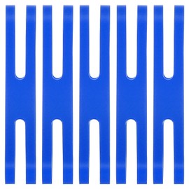 PATIKIL 4 Inch H Silicone Bands, 5 Pcs Elastic Rubber Wrapping Bands Heavy Duty Colored Thick Rubber Bands for Outdoor Notebook Book Wallet Pot Box, Deep Blue