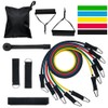 (16pcs) Resistance Bands Set Exercise Resistance Bands with Handle Set,Stretch