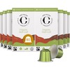 Cru Kafe Organic Half Caff Espresso Single-Serve Organic Arabica Coffee