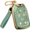 Lucrum Compatible with Chevy & GMC Key Fob Cover &