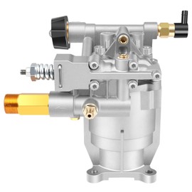 3/4" Shaft Horizontal Pressure Washer Pump, MAX 3000 PSI @ 2.5 GPM, Repalce for Most Parts Pressure Washers With Horizontal Engines