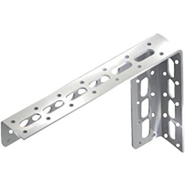 TRUSCO TKLM-WB210-S Multi-Bracket for Plumbing Support, Stainless Steel, 210x150