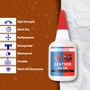 Adhesive Guru Leather Glue (0.7 oz) Super Glue for Purses,