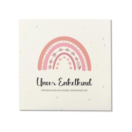 Registration Book - Capture Memories | Gift Birth, Birthday, Anniversary | Memory Book/Diary for Grandparents, Parents, Couples (Grandchild)