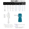 GRACE KARIN 3/4 Sleeve Casual A Line Dresses for Women