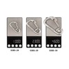 SHONAN 3.1" Marine Boat Hooks, Stainless Steel Carabiner Heavy Duty