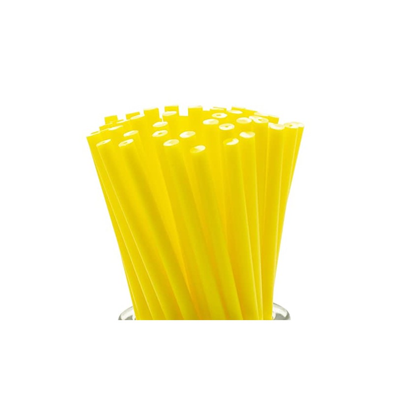 Plastic Lollipop Sticks - 190mm x 4.5mm Pack of 50