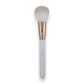 F.A.R.A.H. Large Powder Brush - Rose Gold Collection - Vegan Bristles with Brass Ferrule and Wooden Handle