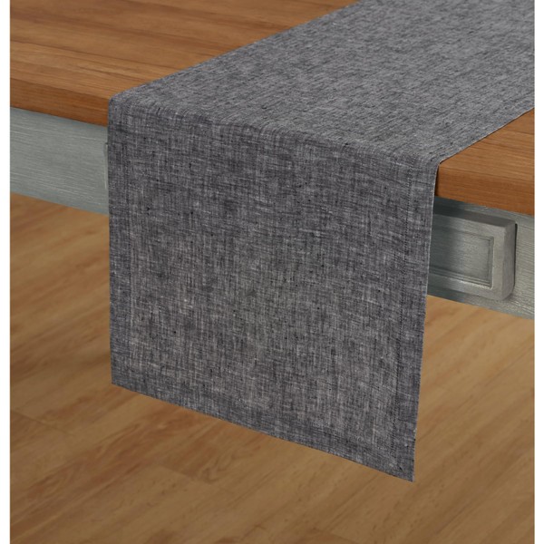Solino Home Linen Table Runner 36 Inch - 100% Pure