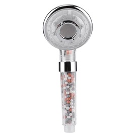 LED Negative Ion Shower Head Handheld WaterSaving Pressurized Hand Shower Bathroom Supplies