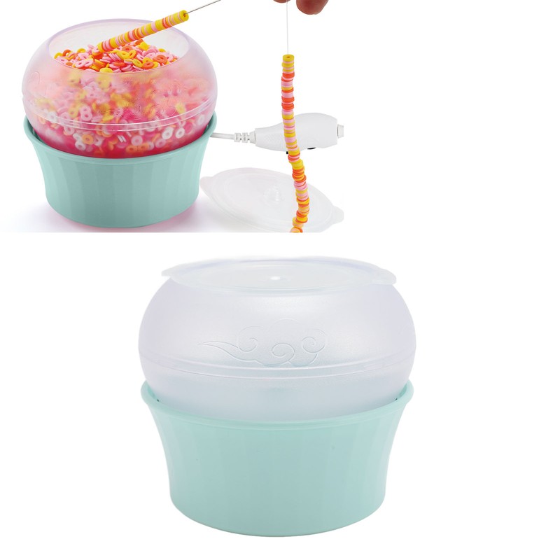 Electric Clay Bead Spinner Adjustable Speed Fast Beading USB Bead