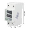Digital Display 2P Voltage Protector Automatic Reset Under Over Voltage