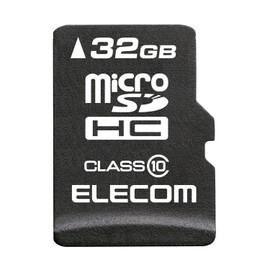 Elecom MF-MSD032GC10R MicroSD Class 10 32 GB Data Recovery Service Included 1 Year