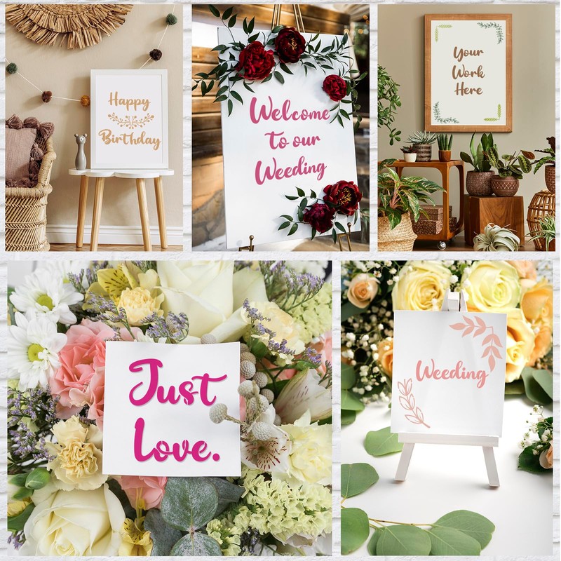 Patemby 50PCS Calligraphy Stencil Template Kit - 4 Inch and