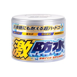 Soft99 (SOFT99) WAX Super Waterproof WAX Pearl & Metallic, 10.6 oz. (300 g) for Car Paint Protection & Gloss, Sponge, 00344