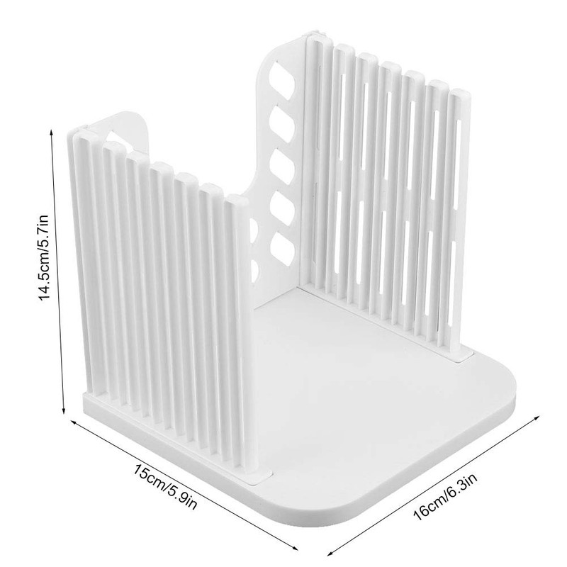 YUMILI Foldable Bread Slicer, Adjustable Cutting Mold Toast Thicknesses Slicing