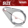 TIGERSGATE 1 1/2"" Chrome Billet Handlebar Frame Mount Clutch Cable