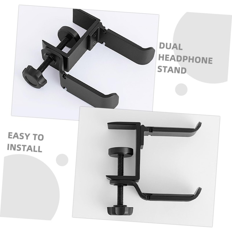 COHEALI Headphone Hook Sturdy Desk Hanger for Gaming and Podcasting