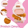 Puppenkleidung fur 17cm Labub Plush Toy Keychain, Labub Plüsch Bekleidung