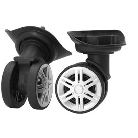 Luggage Wheels Replacement, Set of 2 360° Rotation Luggage Suitcase Wheels, Universal Replacement Luggage Wheel Repair Suitcase Bag Parts Spiner, Luggage Suitcase Trolley