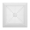Mipcase Bathroom Ceiling Fan Grille Cover Replacement Vent for Square