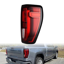 amopacorp Passenger Right Side Rear Tail Light Assembly LED+Halogen Type Brake Running for 2019-2023 GMC Sierra 1500 2500HD 3500HD Replaces# GM2801309 84968737 84565920 84760016 85115886
