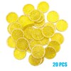 Woohome 30 PCS Fake Lemons Yellow Simulation Lemon Slices Artificial