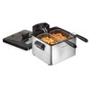 Hamilton Beach Electric Deep Fryer with 2 Baskets and Lid,