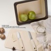 Yusat 2 in 1 Foldable Cutting Board Dish Tub Multifunction