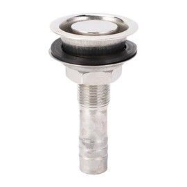 316 Stainless Steel Straight Thru Hull Valve Fitting 16mm Vent Hole for Marine Boats Ships Yachts