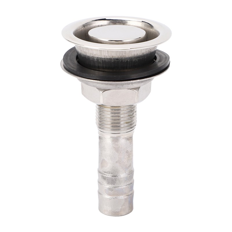 316 Stainless Steel Straight Thru Hull Valve Fitting 16mm Vent