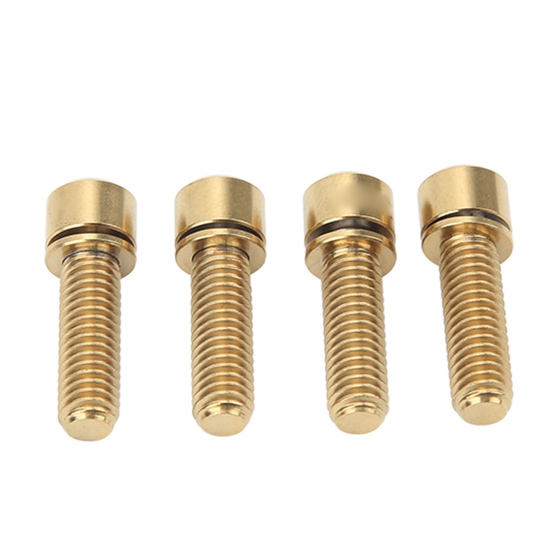Bike Stem Bolts Screw M6 20mm Accurate Thread Rustproof Reliable