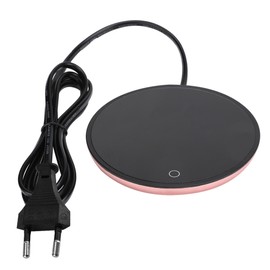 Electric Waterproof Touch Heating Cup Mat Warm Pad for Coffee Tea MilkGold EU 220V