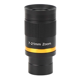 Nimomo Eyepiece Astronomical Zoom Eyepiece Telescope 7-21mm Continuous Eyepiece Telescope Observation 1.25"/31.7mm Black