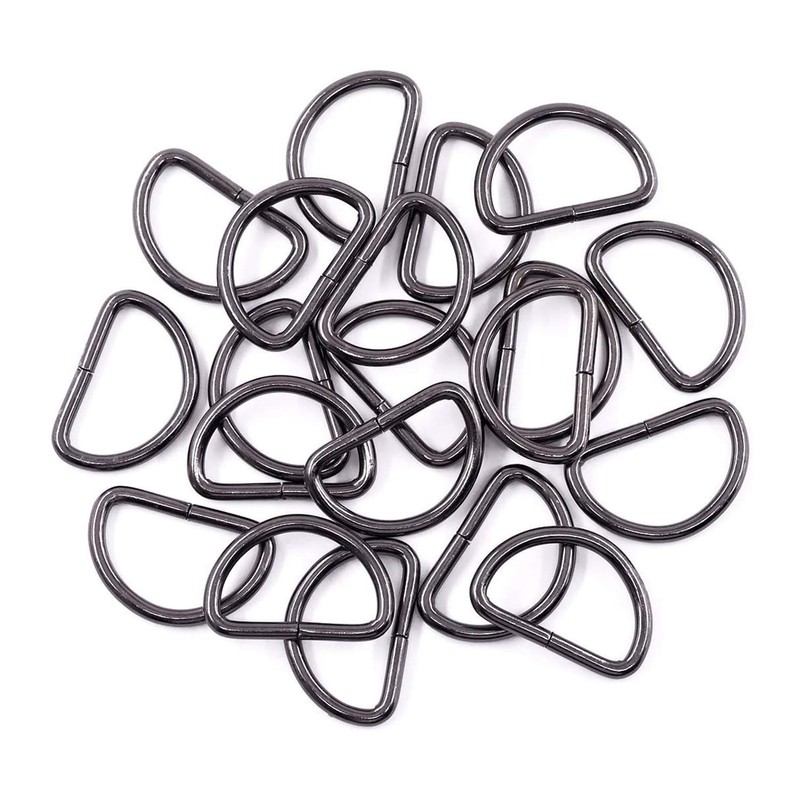 Trimming Shop Non Welded Metal D Ring Fasteners Durable Buckles