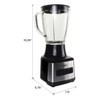 Total Chef 6-Speed Countertop Blender, 6 Cup (1.5L) Glass Jar,