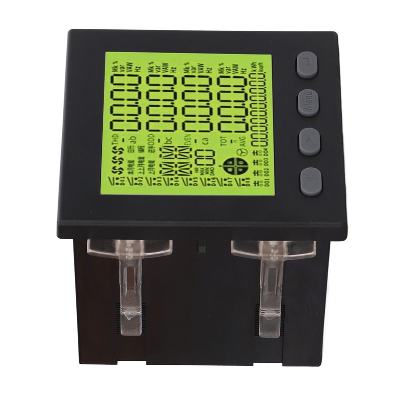 3 Phase Power Meter Multifunctional Volt Power Energy Meter Electrical