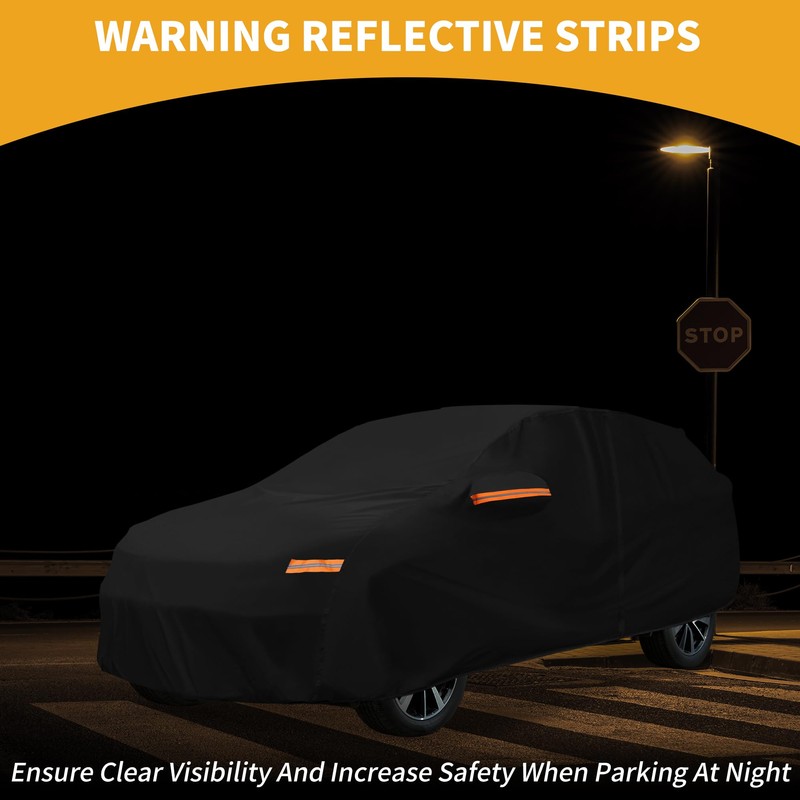 Partuto Car Cover Waterproof All Weather Sun Rain Protection Full