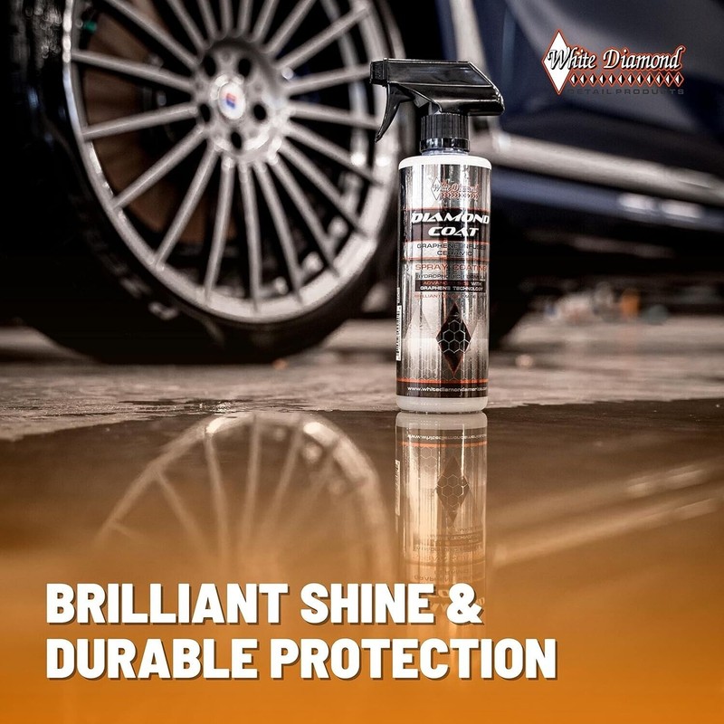 WHITE DIAMOND Diamond Coat Graphene Ceramic Spray EXTREME HYDROPHOBIC FINISH!!