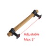 T Tulead 4PCS Wood Cabinet Handles Pulls Adjustable Hole Drawer