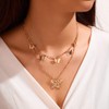 fxmimior - Collar de mariposa para mujer con capa fina