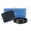SERGIO TACCHINI Mens Gift Box Reversible Leather Belt and Wallet,