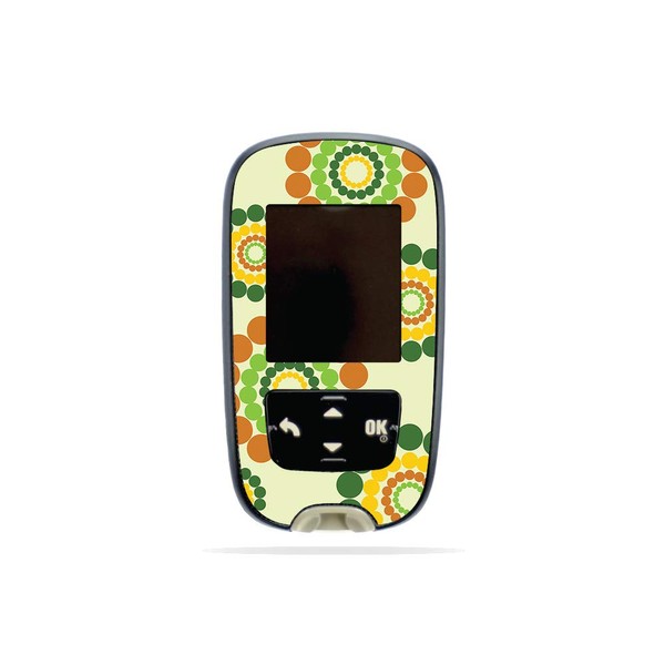 MightySkins Skin Compatible with Accu-Chek Guide - Hippie Flowers |